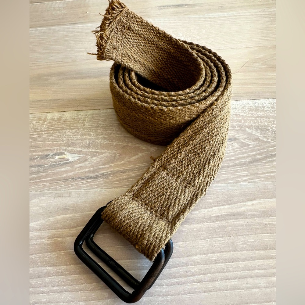 Tan Canvas Belt